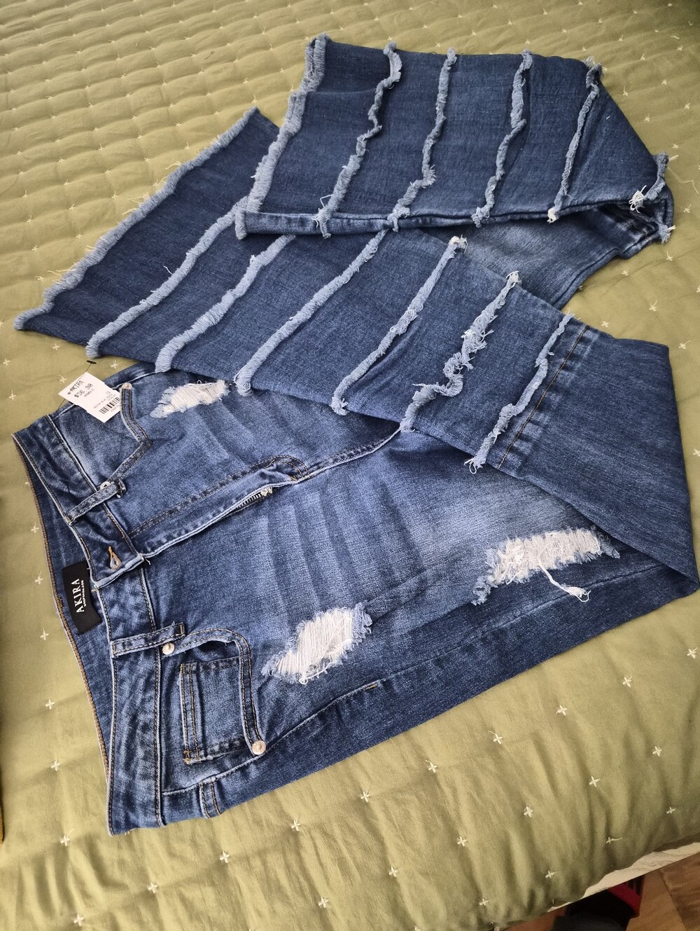 BRAND NEW STRETCH DENIM BELL-BOTTOM JEANS